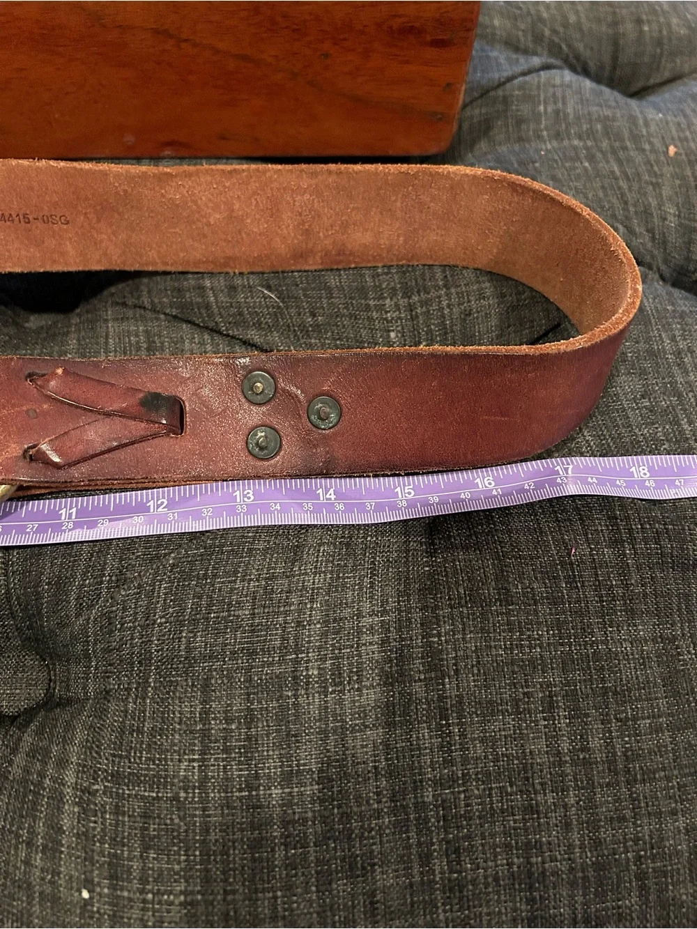 Ralph Lauren Brown Leather Double-Ring Belt with Brass Rings 🥰🤩 🔥. Still love it